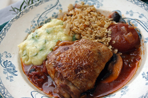 Chapshot slirlie et poulet chasseur