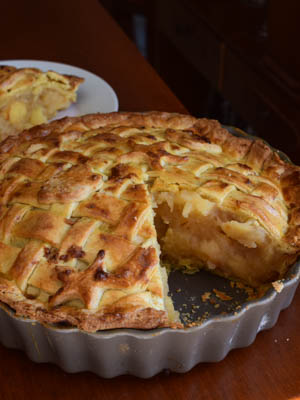 British apple pie (tourte aux pommes)