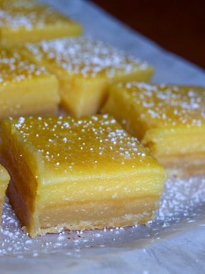 Shortbreads au lemon curd